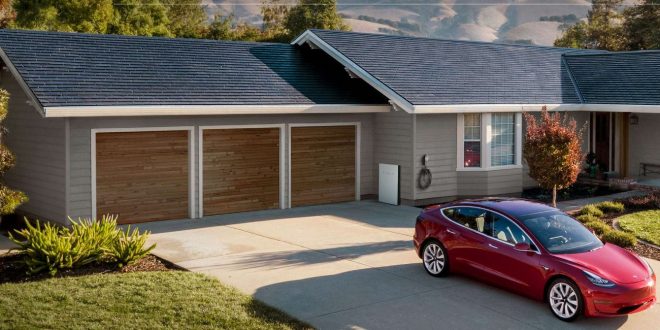 telhas da tesla